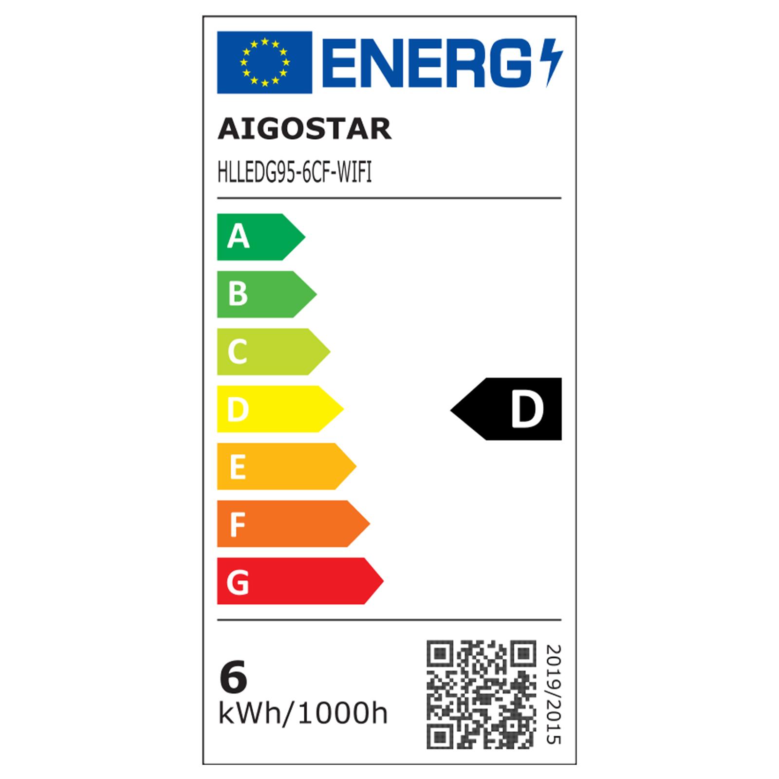 Inteligentna żarówka WB G95 E27 Wi-Fi (Przezroczysta)