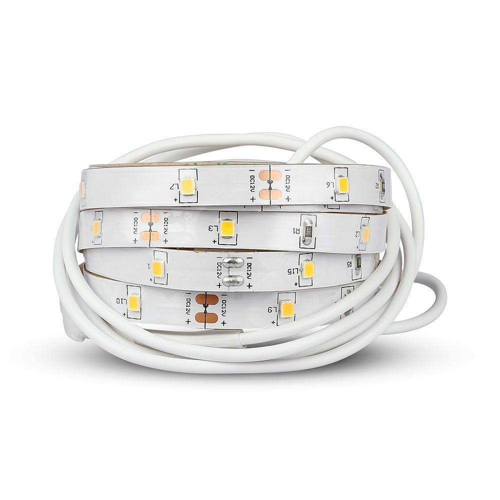 6W Zestaw Taśma LED z dwoma czujnikami ruchu, Barwa:3000K, Rolaka:1,5m, VTAC, SKU 2550