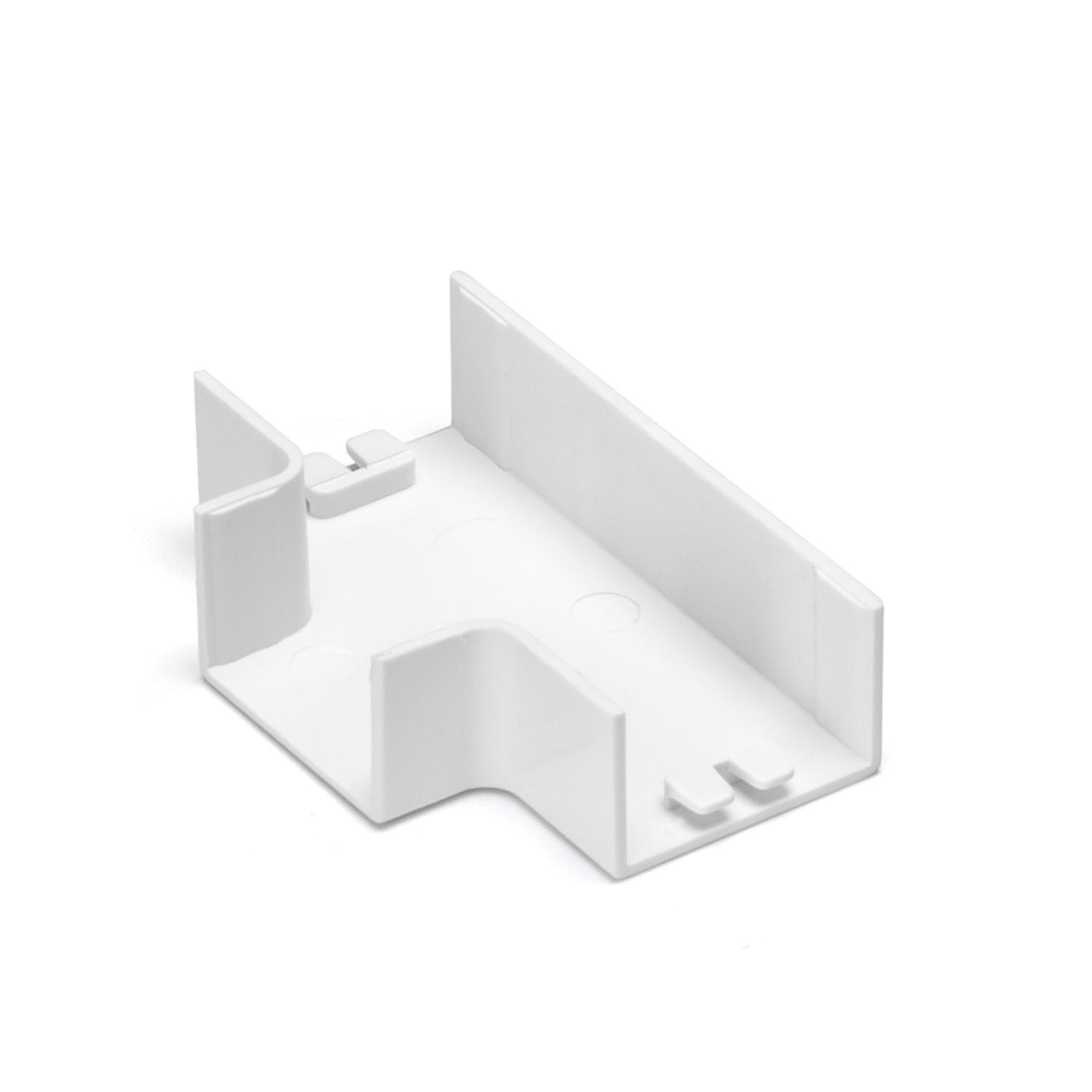 PVC Square Trunking Tee Bend White 25*16mm 4pcs