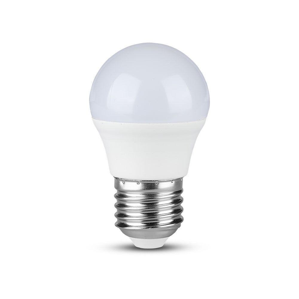 4.5W G45 Żarówka LED, Chip SAMSUNG, Barwa:3000K, Klasa: A++, Trzonek:E27, VTAC, SKU 261