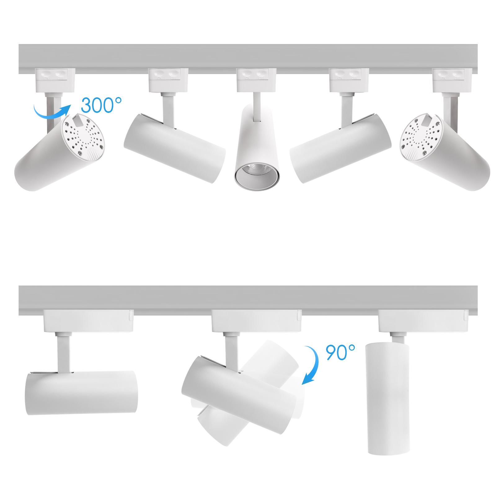 Światło dwutorowe LED, 15W, 4000K, 1200lm