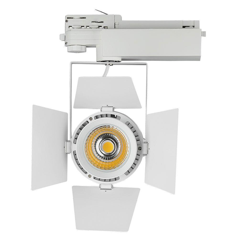 33W Lampa LED na szynoprzewód , Chip SAMSUNG, Barwa:5000K, 5 Lat gwarancji, Obudowa: Biała, VTAC, SKU 370