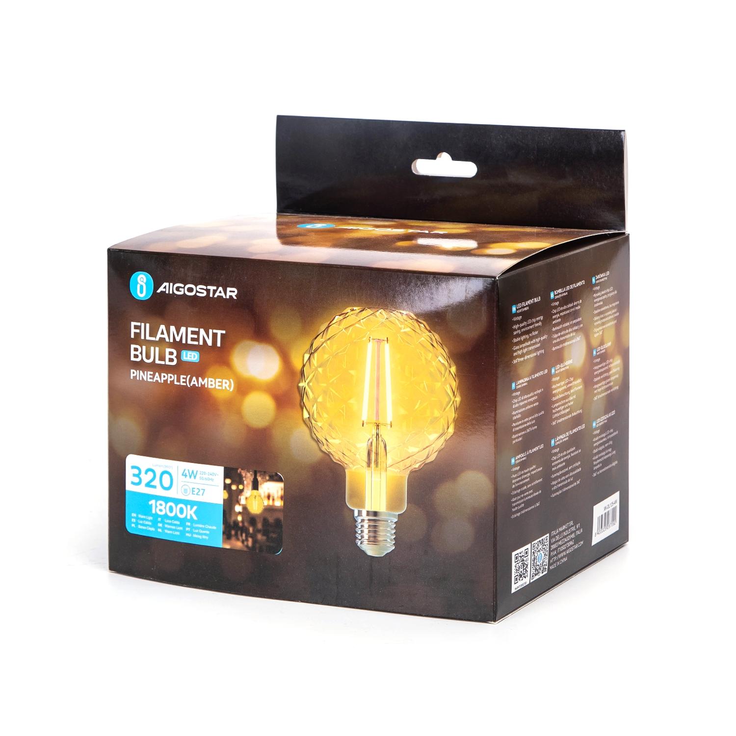 LED Filament Bulb (Pineapple) E27 4W