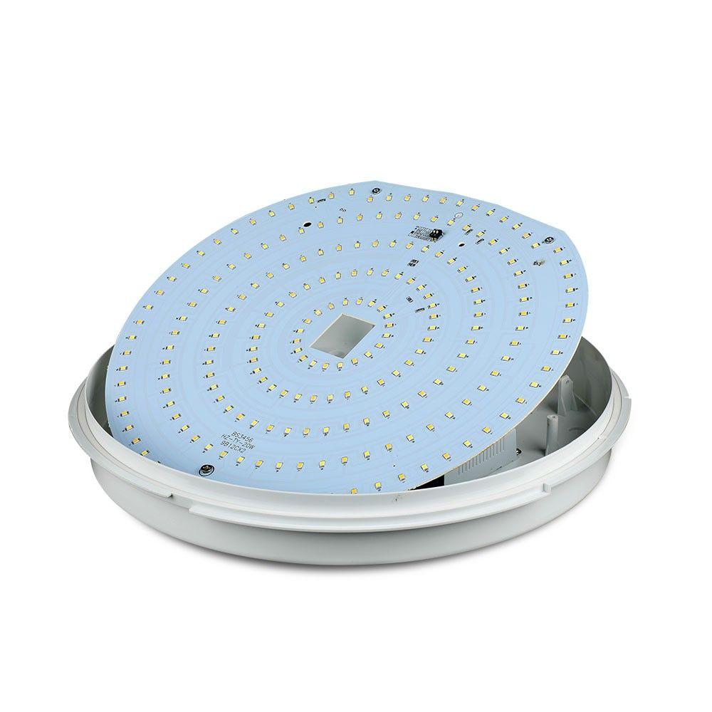 20W LED, Chip Samsung, Barwa:3w1, Chrom, IP65, VTAC, SKU 20097