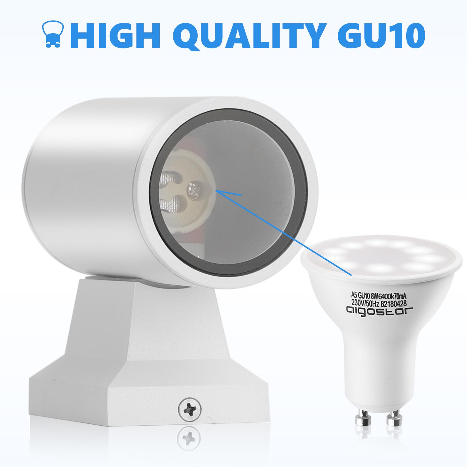 Two-way Wall Light White (Without Light Source) GU10