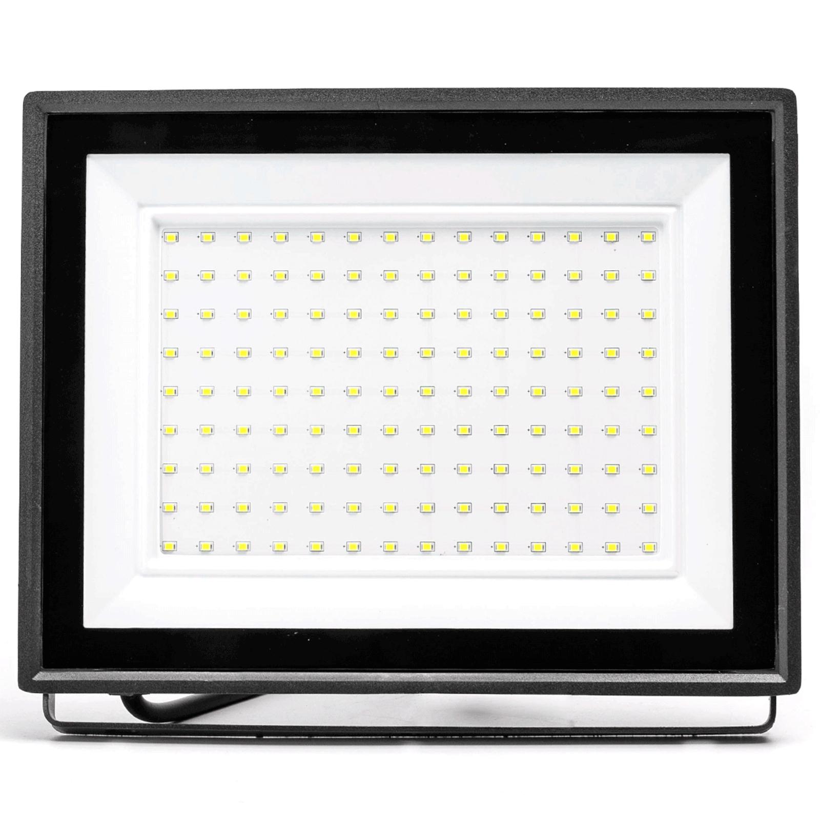 Naświetlacz LED czarny 100W (odlew ciśnieniowy) (100W,6500K,IP65)