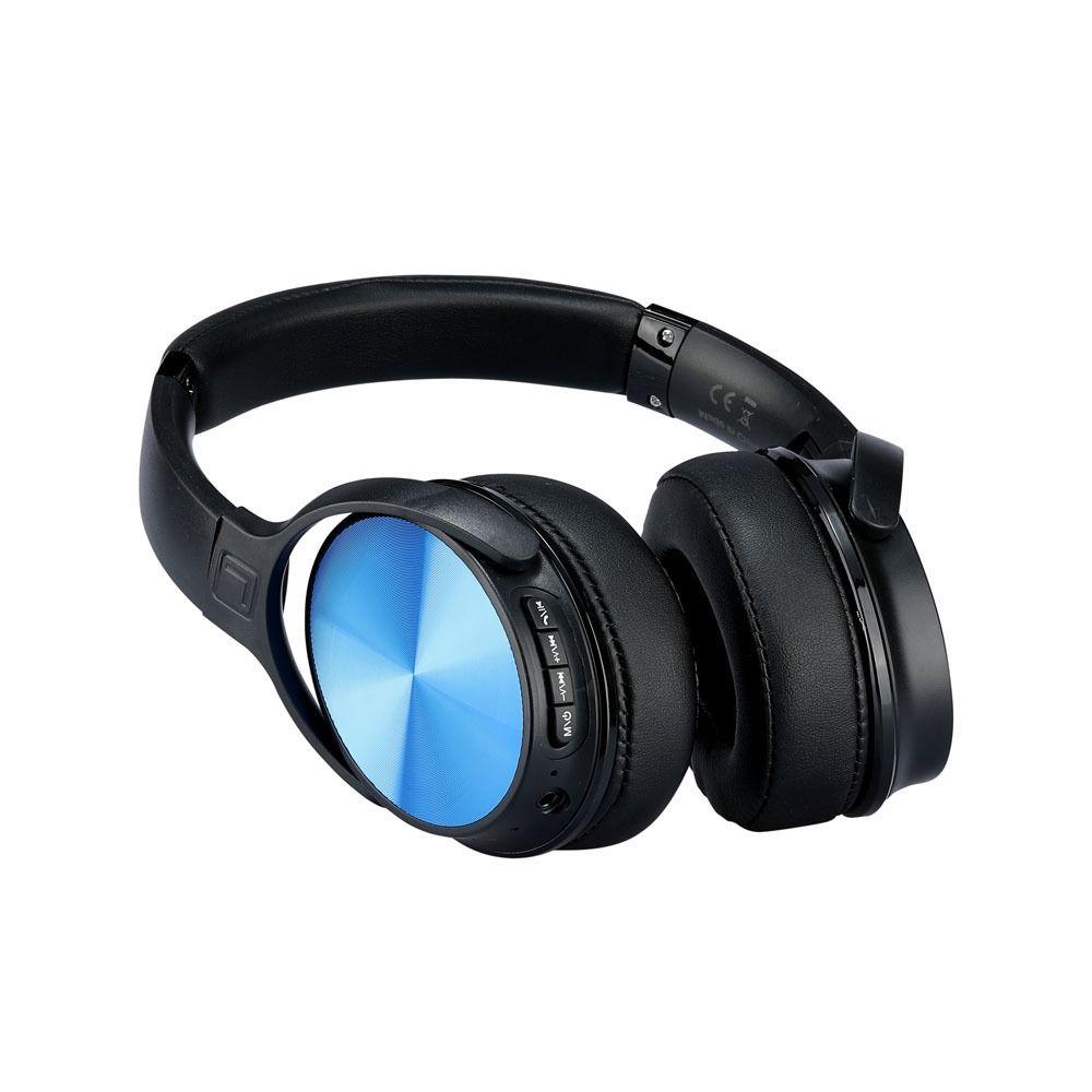 VT-6322 BLUETOOTH WIRELESS HEADPHONE WITH ROTATABLE HEAD-500mah-BLUE