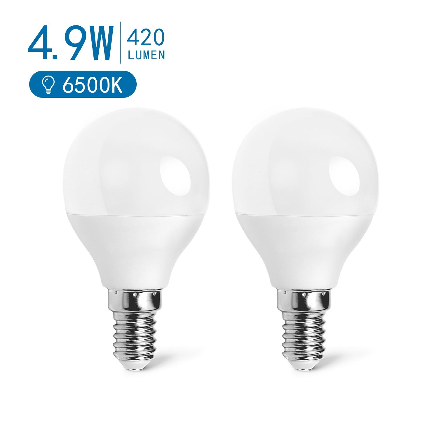 LED E14 4.9W G45 2pcs