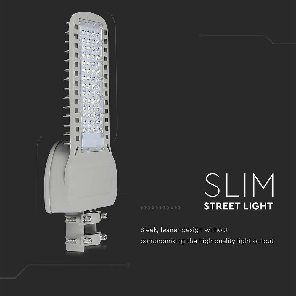 100W Lampa uliczna LED Slim, Chip SAMSUNG, Barwa:4000K, Wydajność: 135lm/w, VTAC, SKU 21960