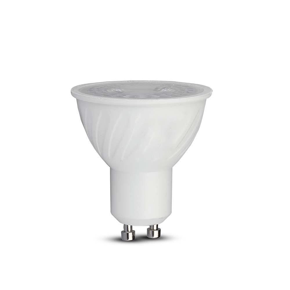 6W GU10 Żarówka LED, Chip SAMSUNG, Barwa:3000K, Kąt 38', Ściemniana, Trzonek:GU10, VTAC, SKU 21195