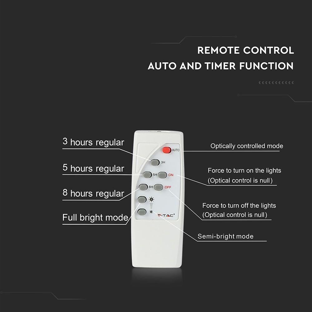 Naświetlacz solarny LED, Barwa:4000K, VTAC, SKU 8575