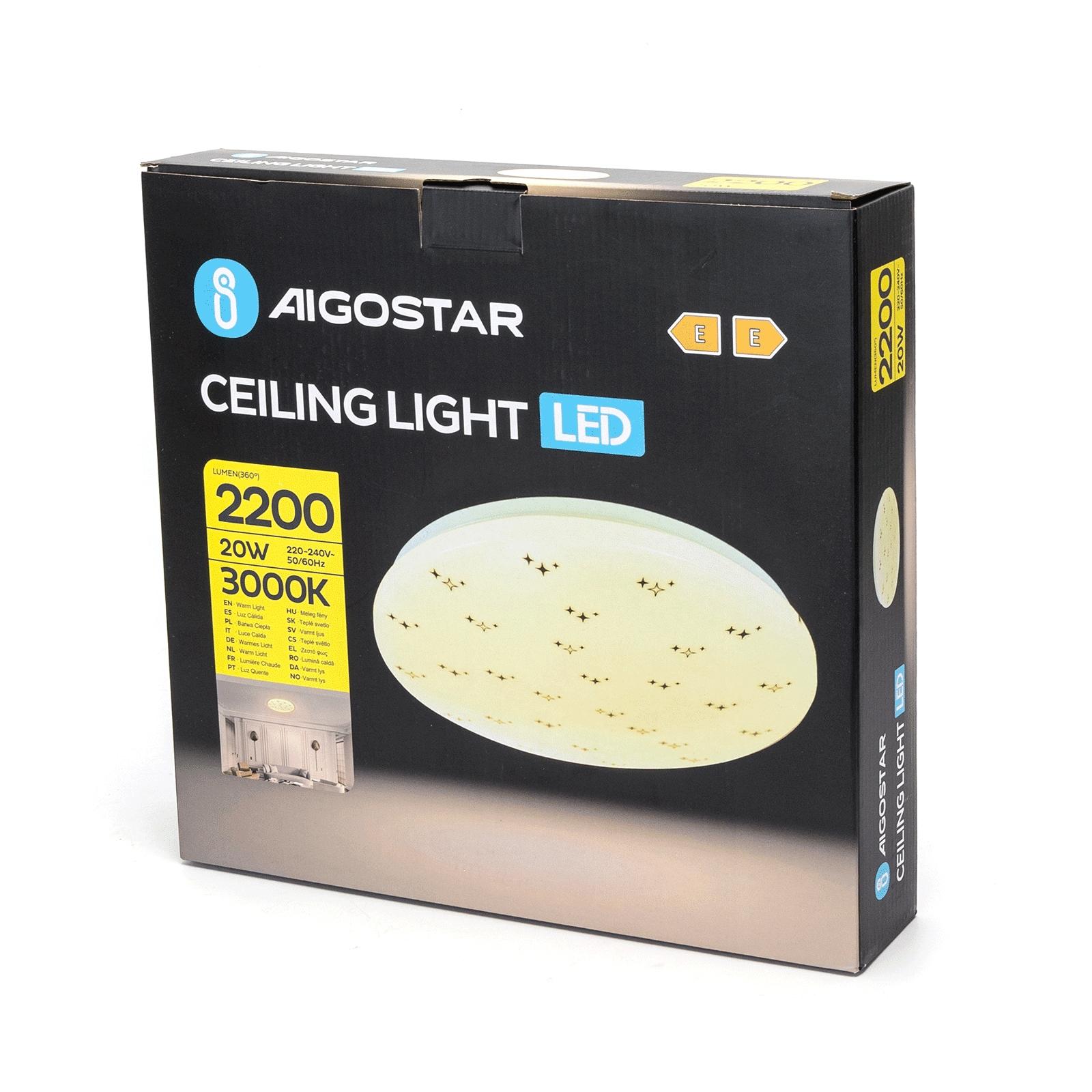 LED CEILING LIGHT 20W 3000K/STAR TWINKING