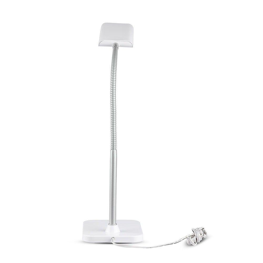 3.6W Lampka biurkowa LED, Obudowa: Biała, Barwa:3000K, VTAC, SKU 8671