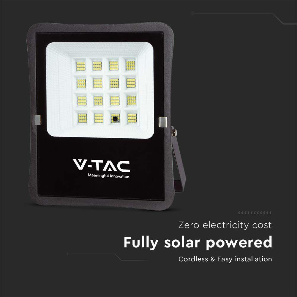 VT-55200 200W LED SOLAR FLOODLIGHT 4000K