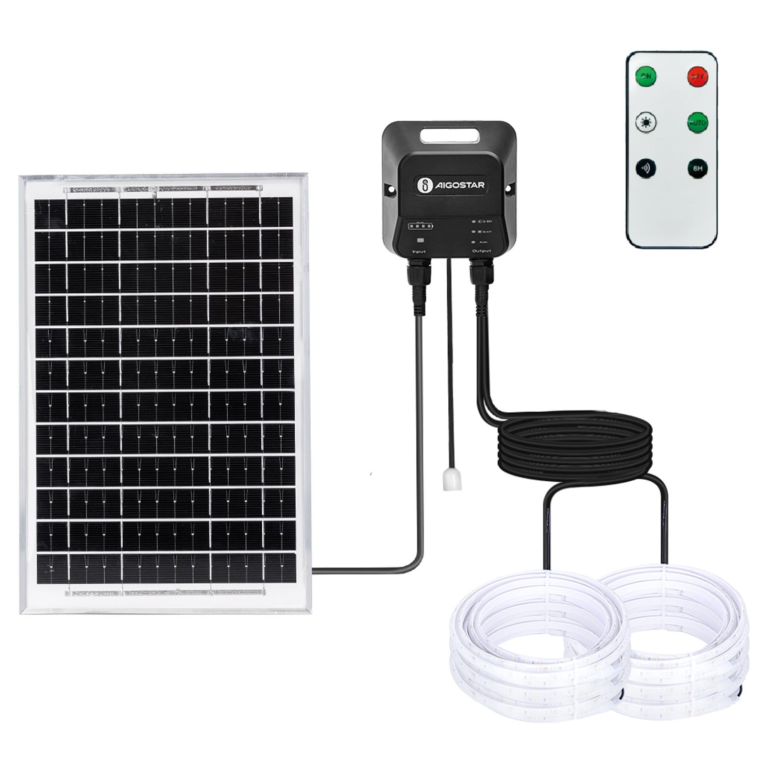 SOLAR LIGHT/SPLIT/with Batterie/STRIP LIGHT/5M+3M LINE/50W/2700K/10M*2 STRIP LIGHT