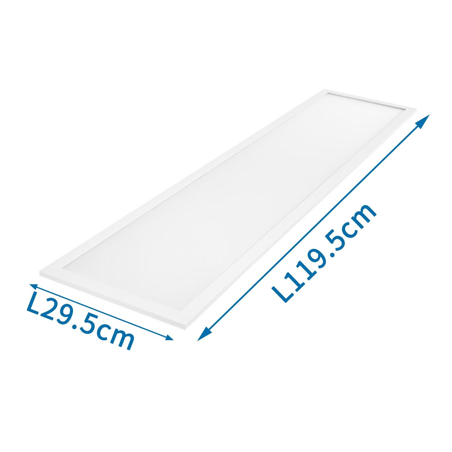 Panel podtynkowy 1200x300 40W 6500K