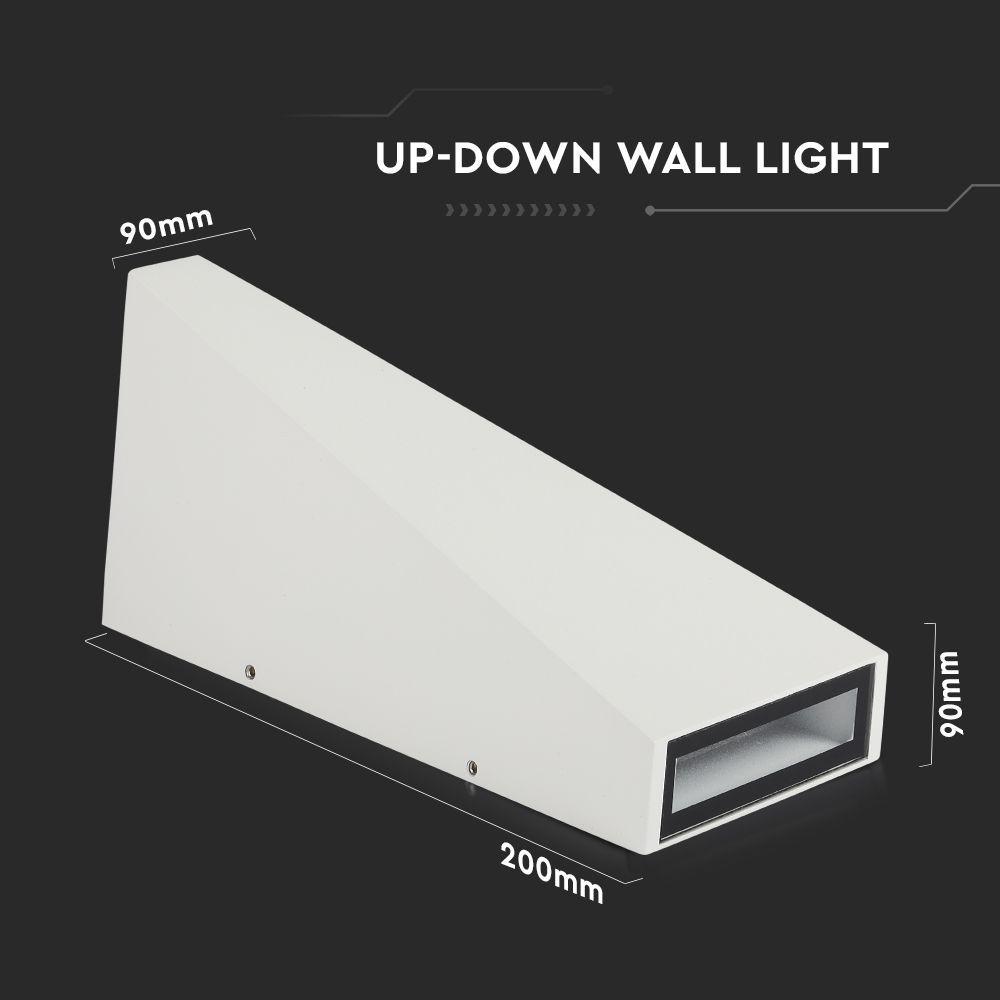 VT-826 4W LED WALL LIGHT 3000K WHITE BODY