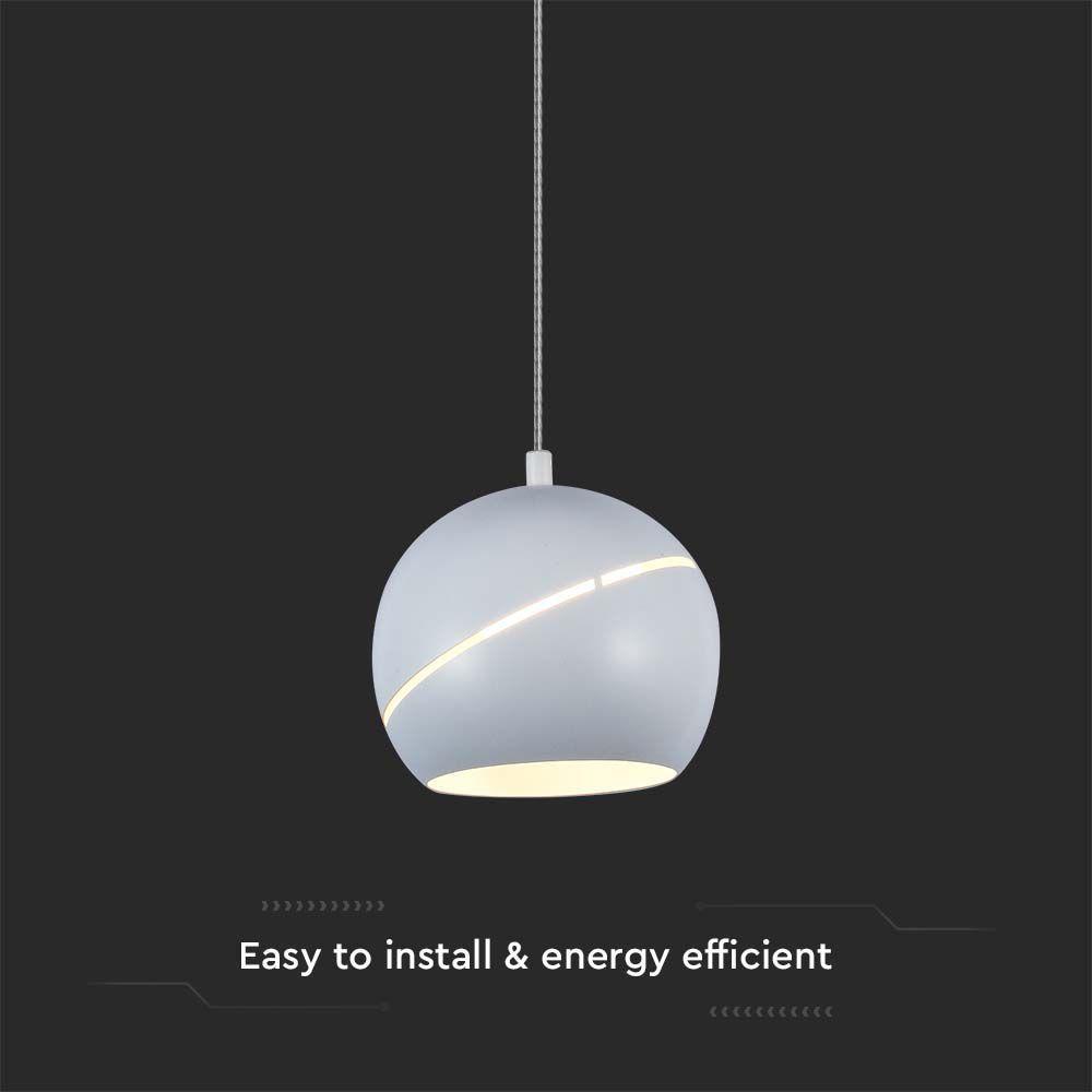 VT-7797 LED HANGING LAMP D:120 ADJUSTABLE WIRE & TOUCH LIGHT ON/OFF 3000K WHITE BODY