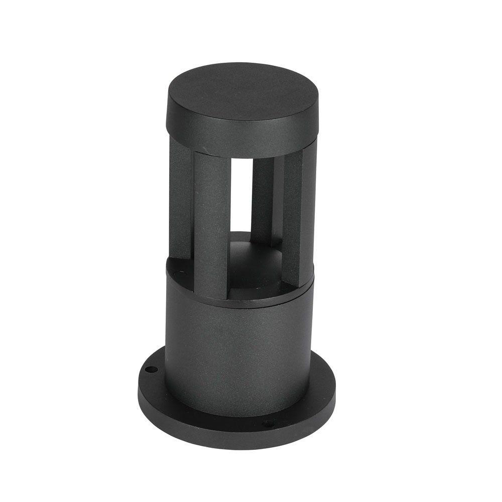 VT-830 10W LED BOLLARD LIGHT 6400K BLACK BODY 25CM HEIGHT