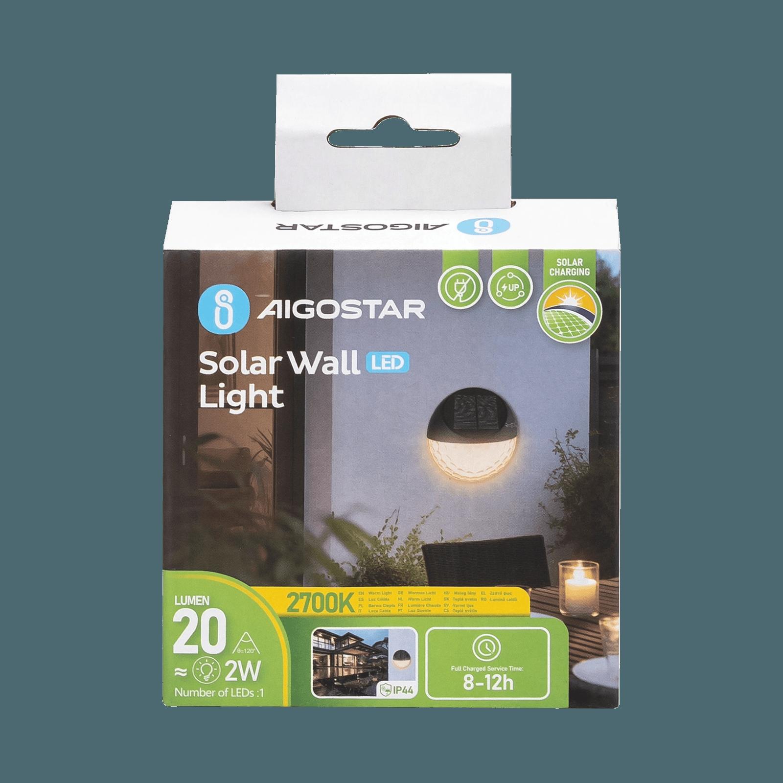 Solar wall lights 0.036W IP44