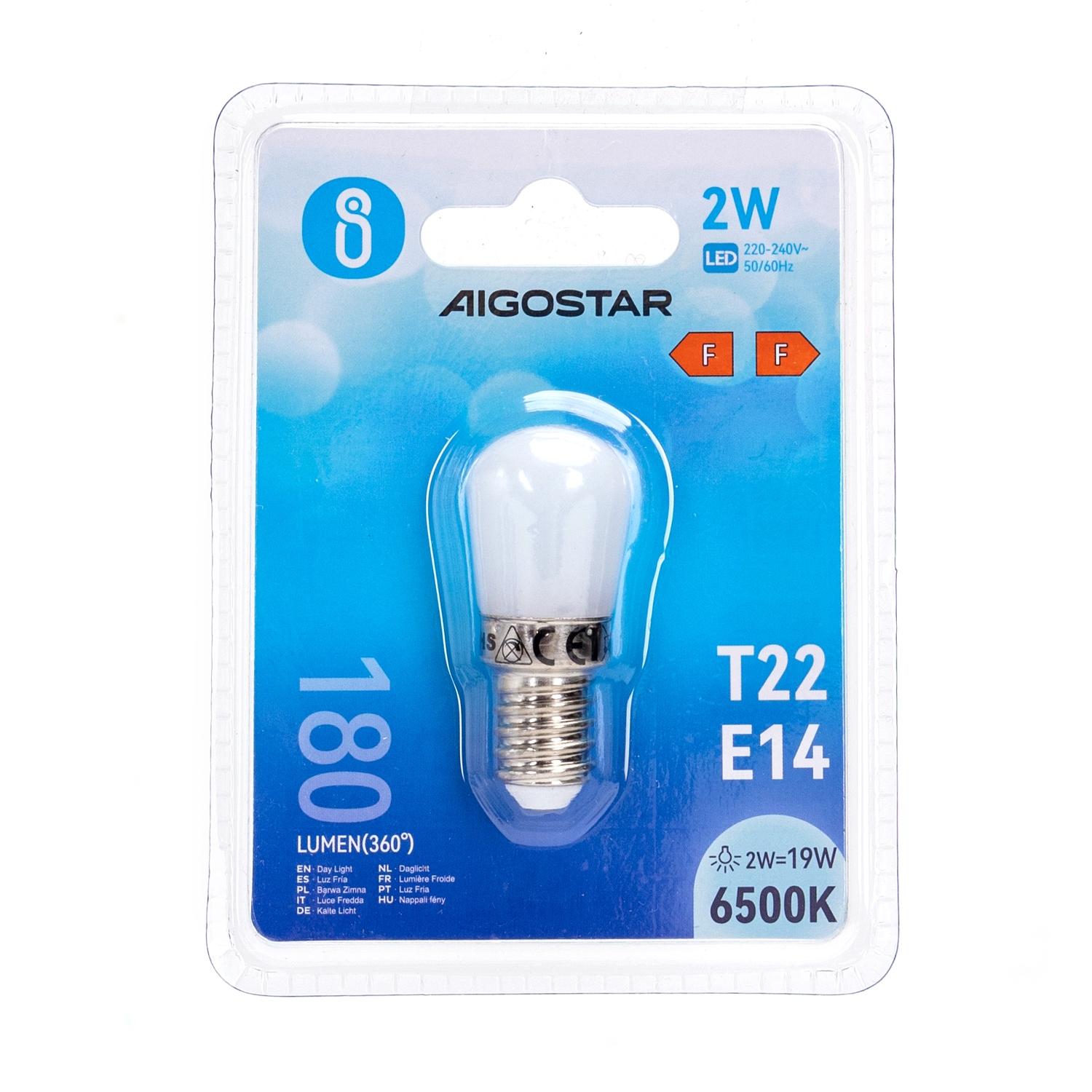 Żarówka LED do Lodówki T22 E14 2W (2W,E14,6500K)