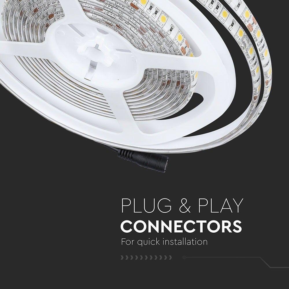 VT-5050-60 10.8W LED STRIP LIGHT RGB IP65 (5M/ROLL)(PRICE PER M)