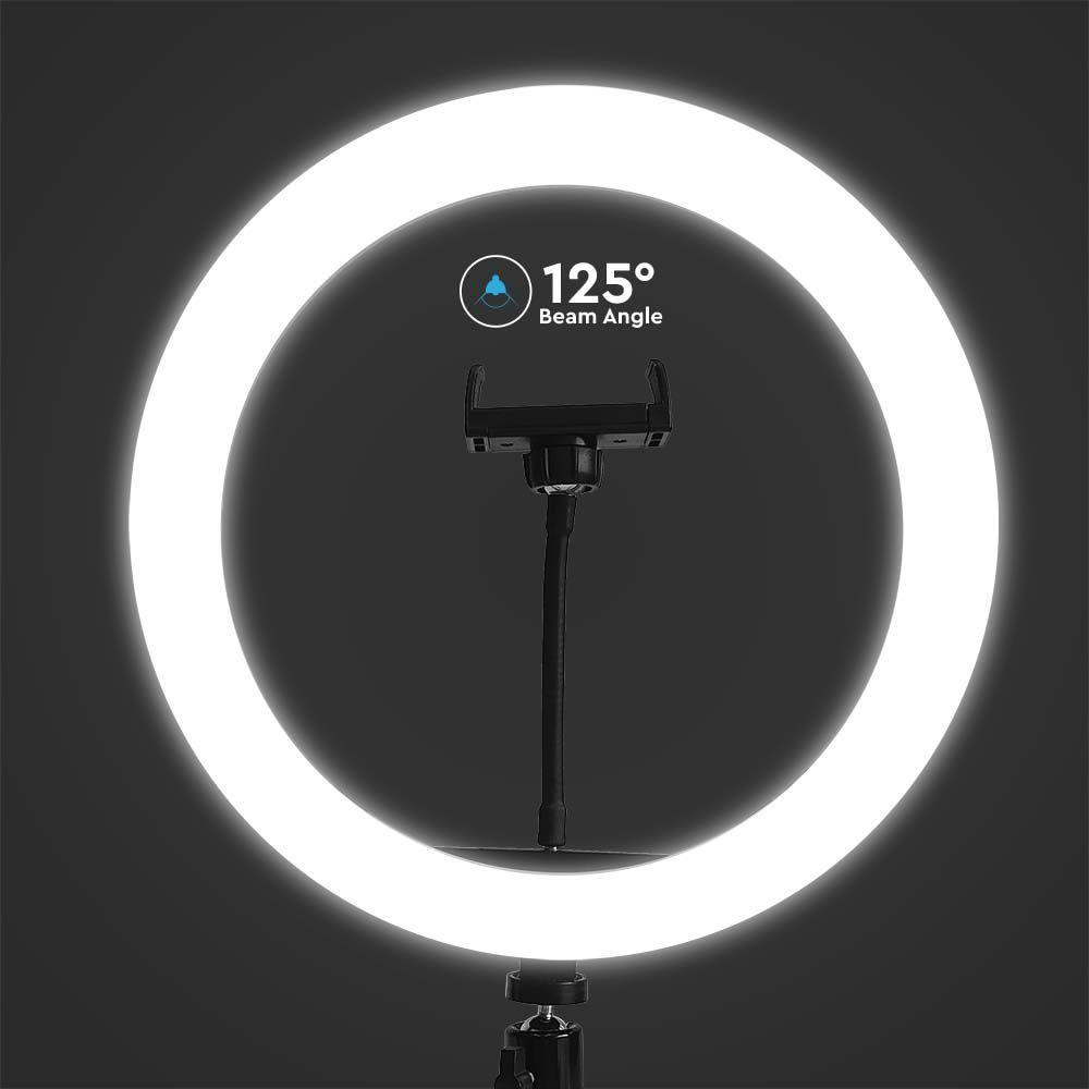 VT-45010 10W LED RING LIGHT 10INCH WITH TABLE TRIPOD 3200K-5500K