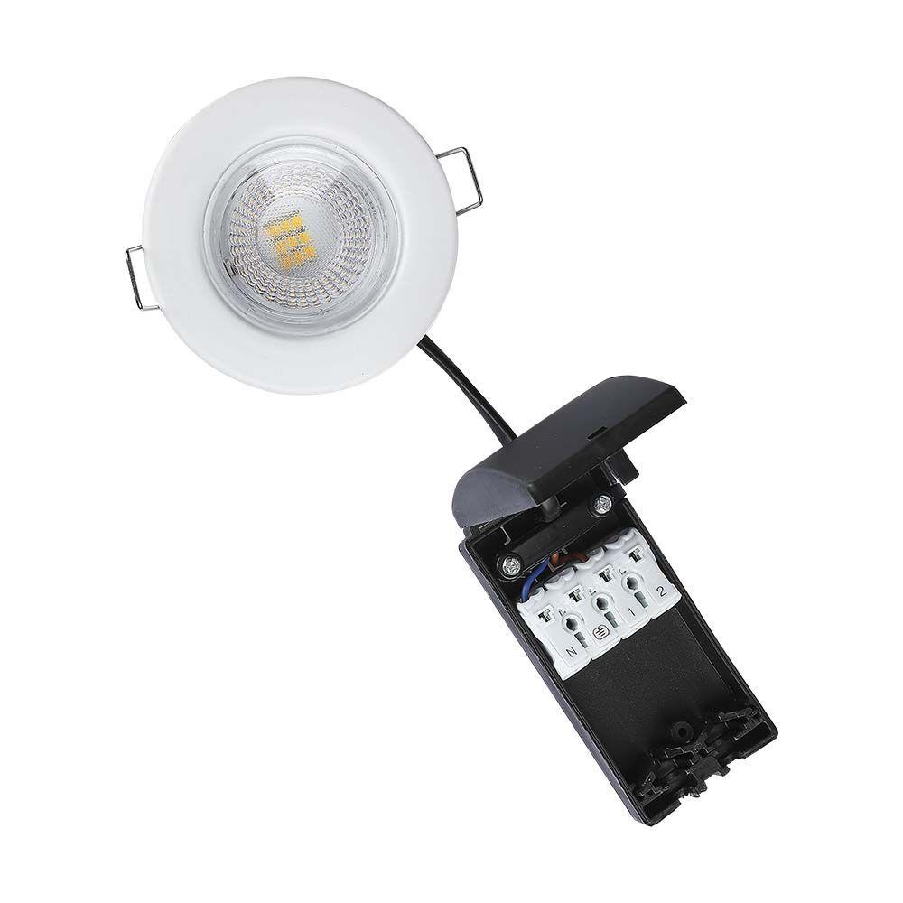 VT-885 5W SPOTLIGHT FIRERATED FITTING SAMSUNG CHIP 6400K WHITE