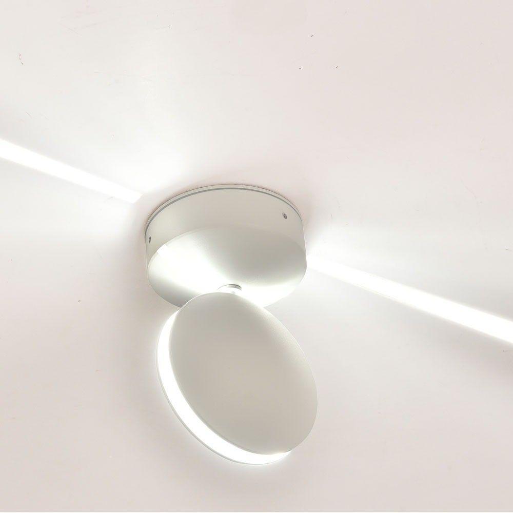 VT-707 7W LED WALL LIGHT 3000K IP65 WHITE BODY