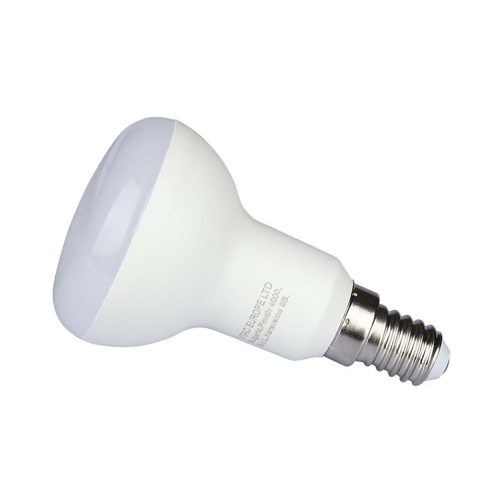 4.8W R50 Żarówka LED, Chip SAMSUNG, Barwa:4000K, Trzonek:E14, VTAC, SKU 21139