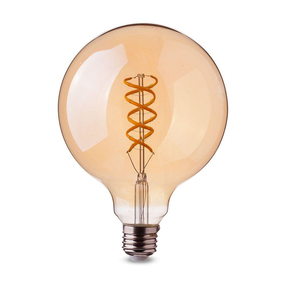 VT-2075 5W G95 FILAMENT BULB 2200K AMBER GLASS