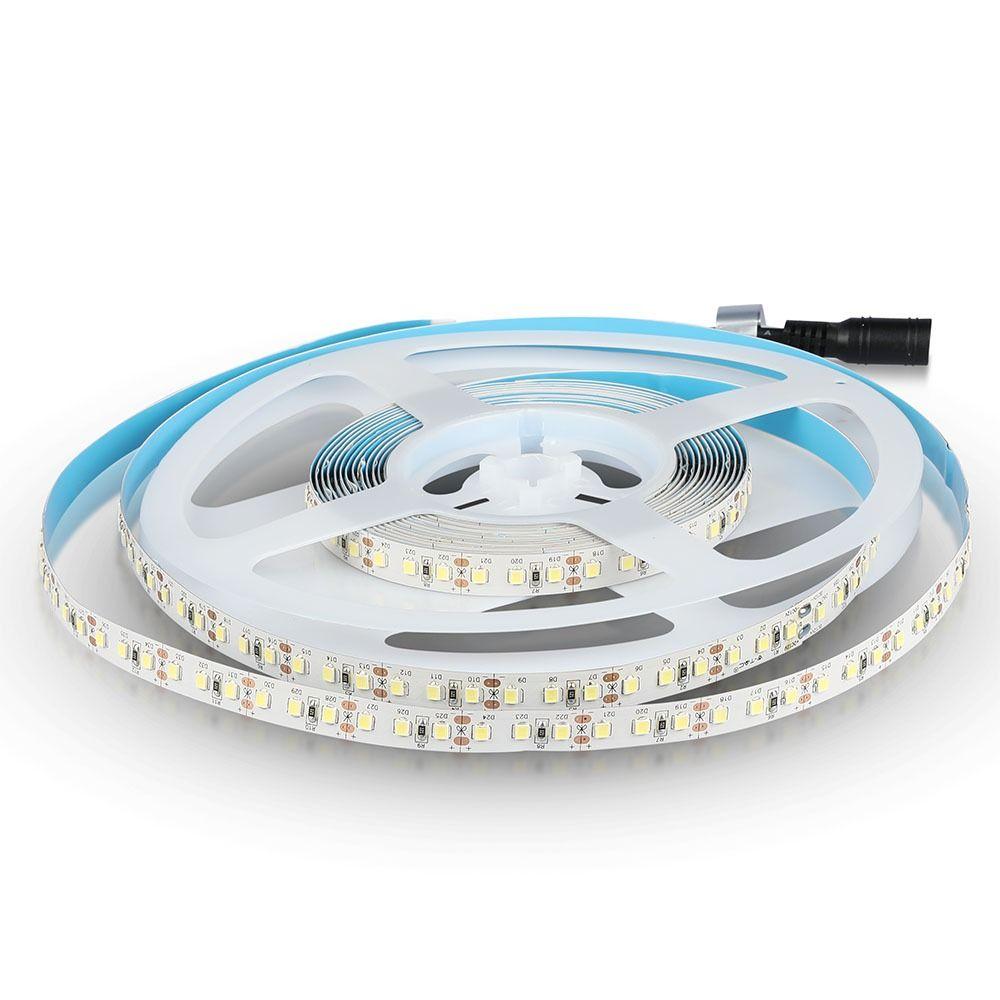 2835 Taśma LED, Chip SAMSUNG, Barwa:3000K, IP20, Zasilanie: 12V, Rolka:5m, VTAC, SKU 323