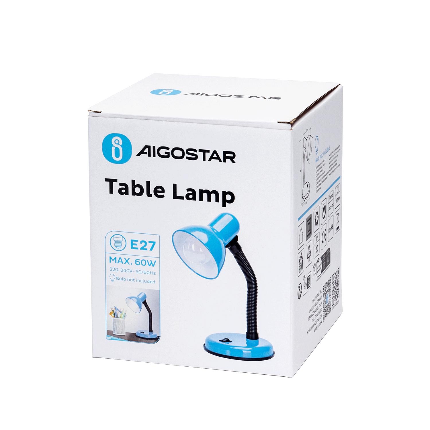 Metal Table Lamp E27/bulb excluded