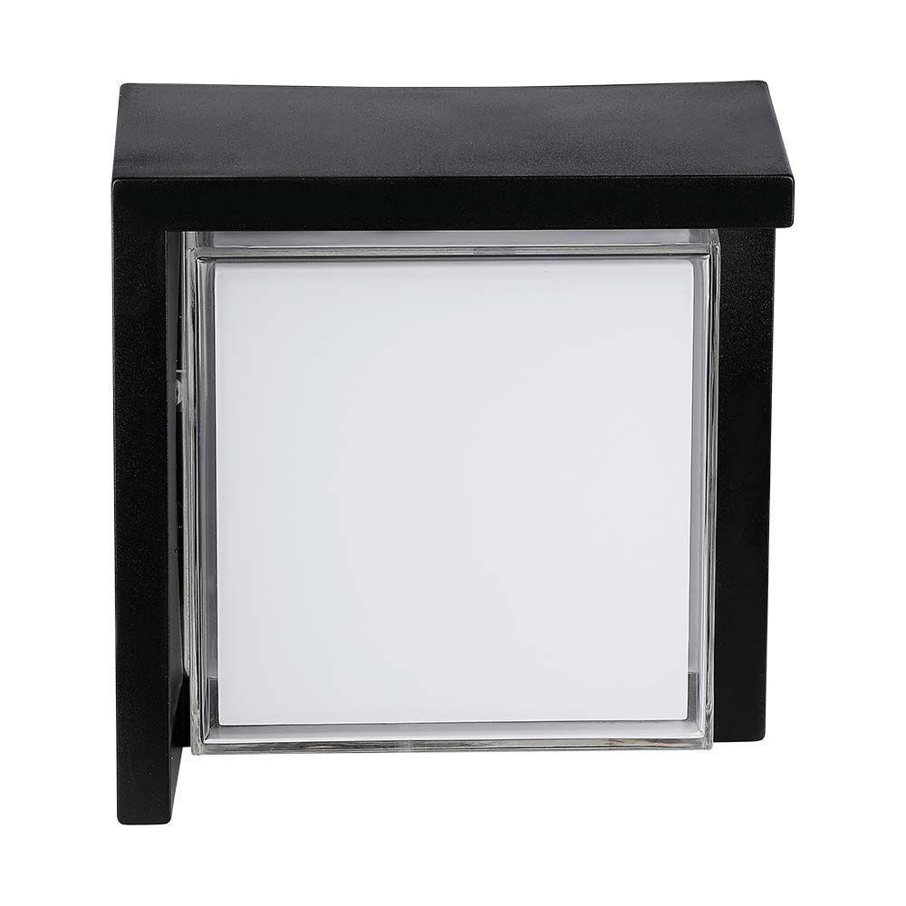 VT-827 12W LED WALL LIGHT 4000K BLACK SQUARE