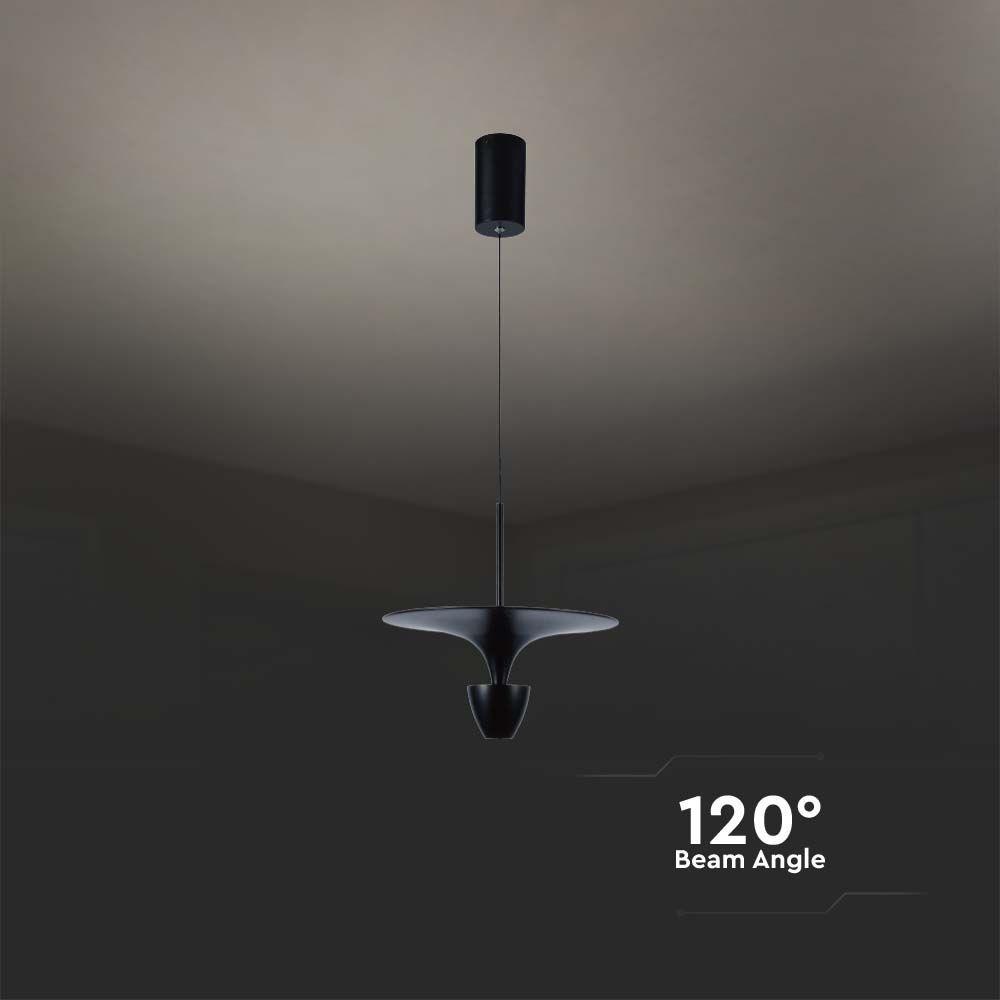 Lampa wisząca LED (30*320*100CM), Barwa: 4000K, Obudowa: Czarna      , VTAC, SKU 10083