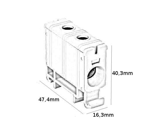 Listwa zaciskowa - Model FJ-E35/B（niebieski）