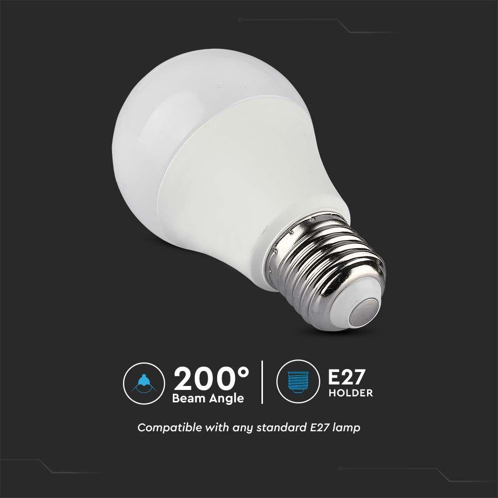 VT-2229 8.5W A60 LED SMART BULB RF CONTROL 24 BUTTONS RGB+3000K DIMMABLE E27