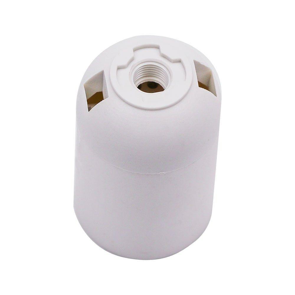 E27 LAMP HOLDER - WHITE