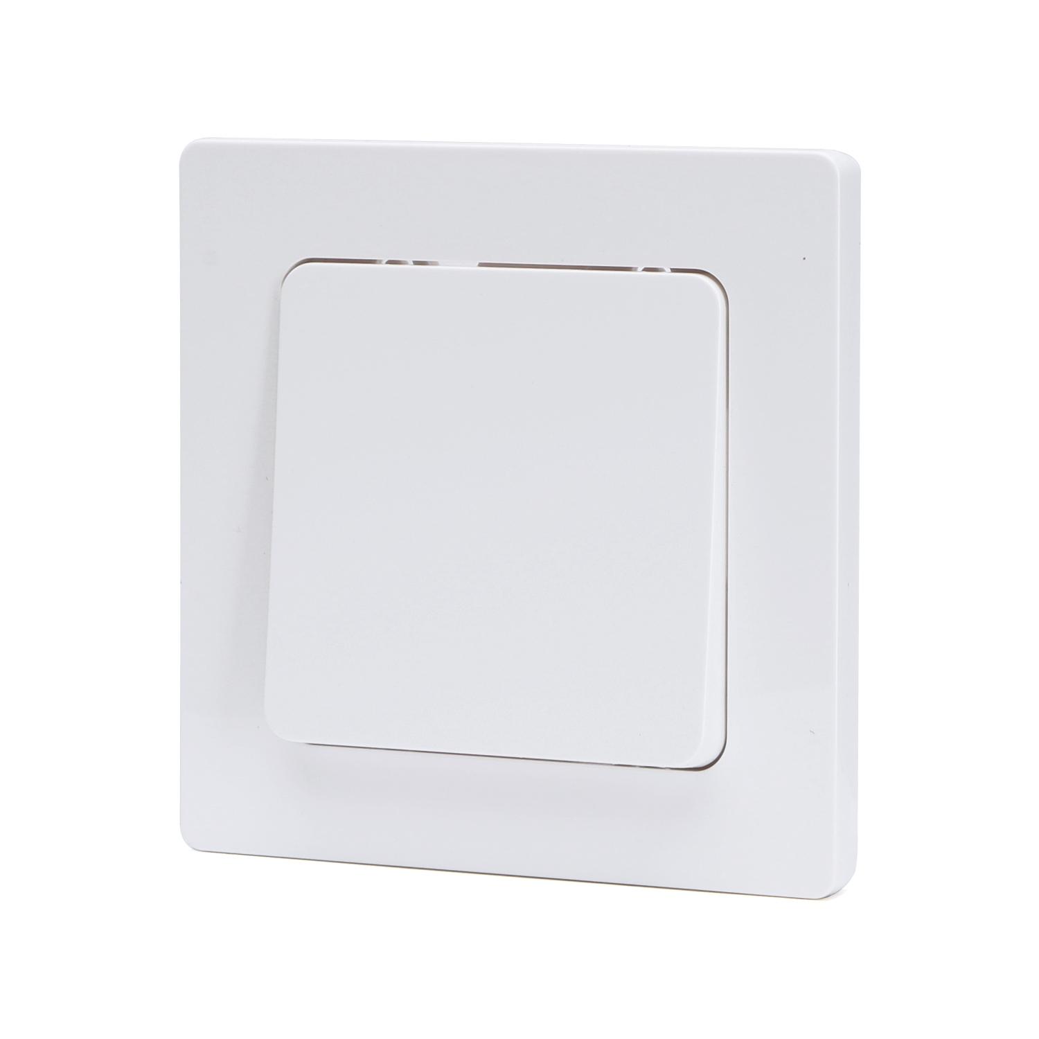 French One Gang Two Way Switch White