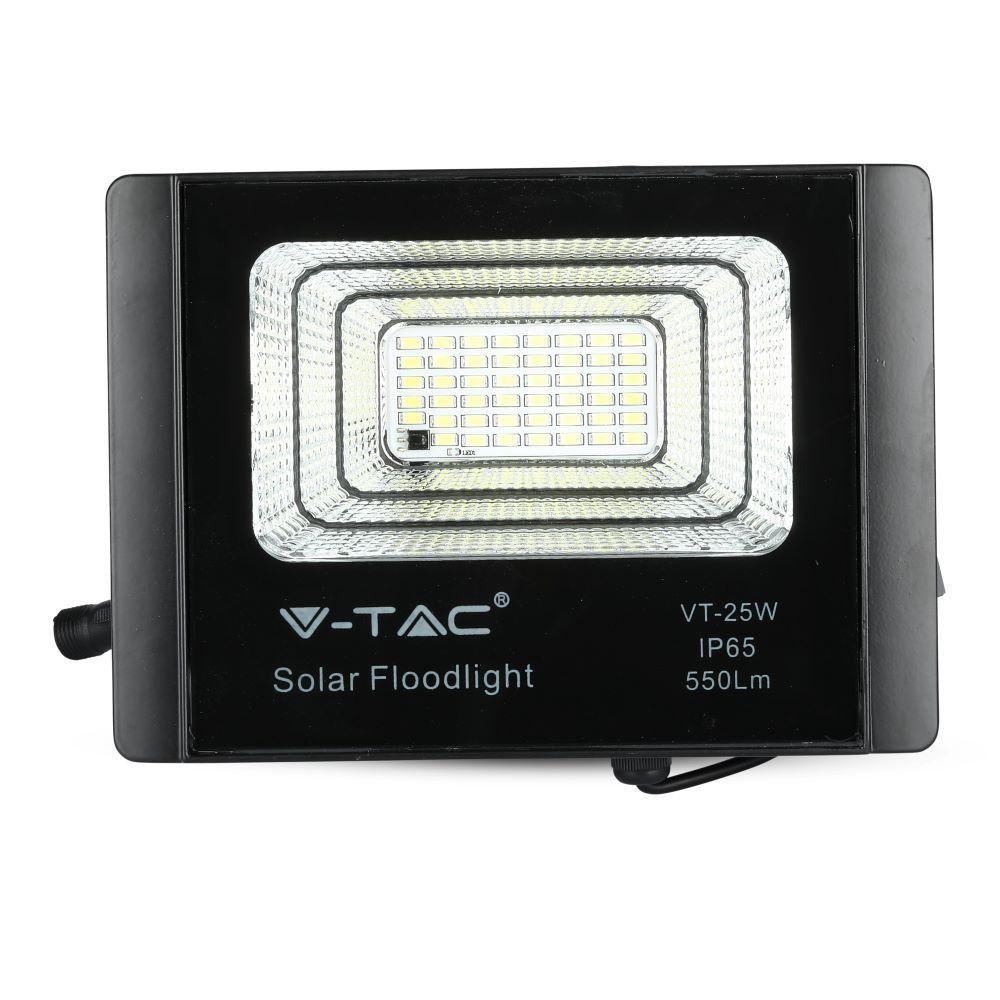 VT-25W 12W SOLAR PANEL WITH LED FLOODLIGHT 4000K