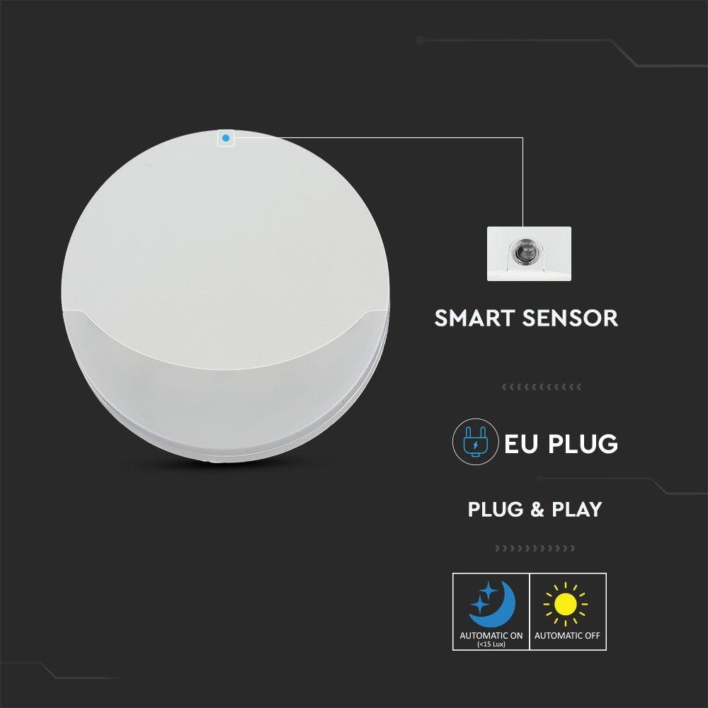 Mini lampka LED, Chip SAMSUNG, Barwa:3000K, Okrągły, VTAC, SKU 824