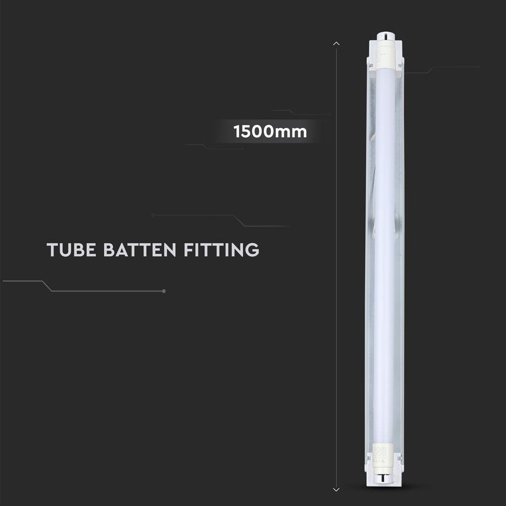 VT-15023 SINGLE BATTEN FITTING-150CM WITH 22W SAMSUNG LED TUBE 4000K