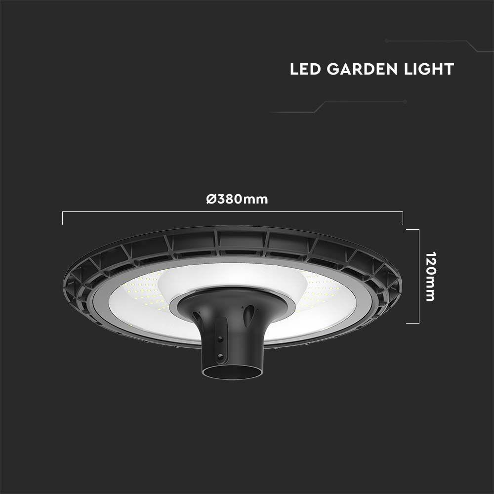 120W Lampa Ogrodowa LED, Barwa: 4000K        , VTAC, SKU 23053