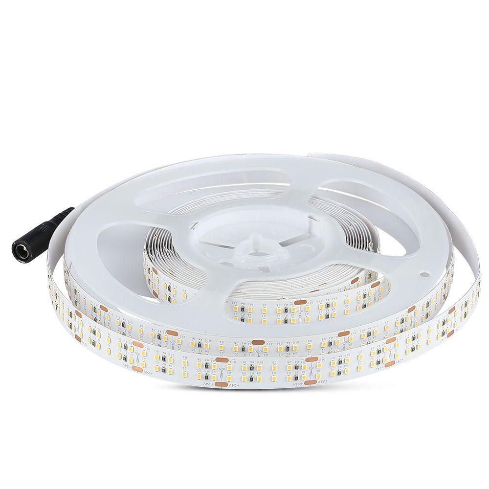 VT-2216 360 360LED'S 30W/M LED STRIP LIGHT 4000K IP20 (5M/ROLL)(PRICE PER M)