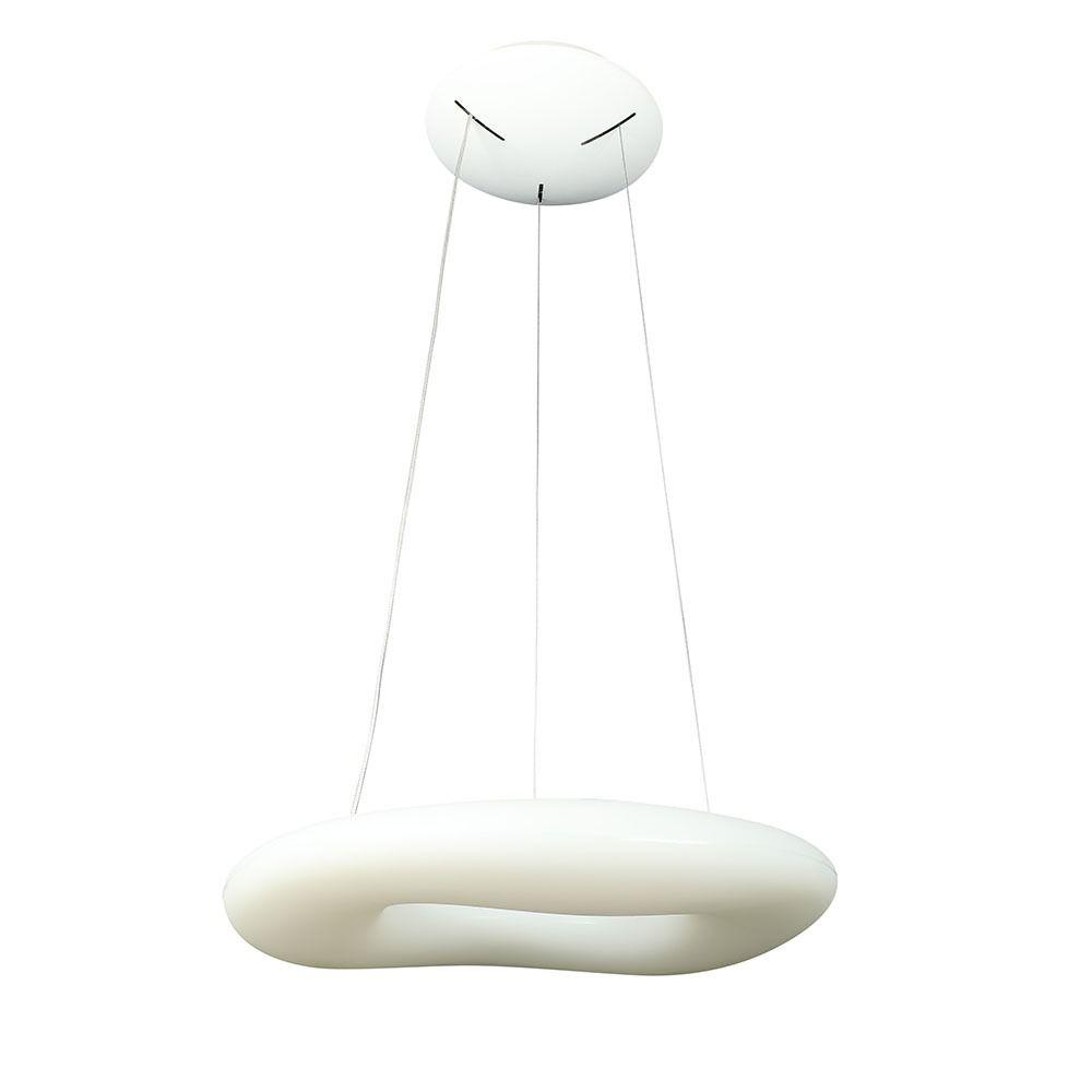 82W Lampa Wisząca, Okrągła, Ściemniana, Biały, VTAC, SKU 3960