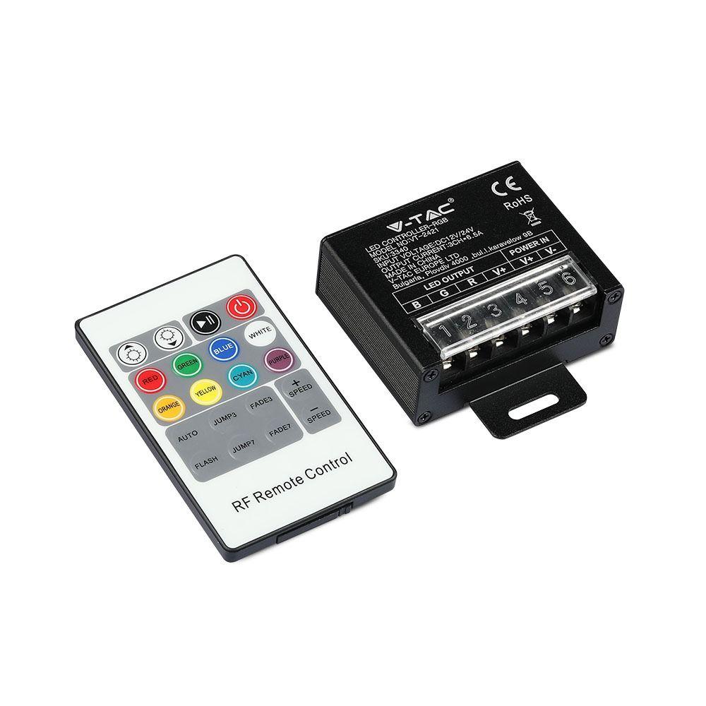 VT-2421 240W LED RGB CONTROLLER WITH 20 KEY RF REMOTE CONTROL-SMALL