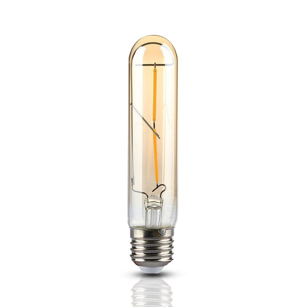 VT-2052 2W T30 LED FILAMENT BULB AMBER GLASS 2200K E27