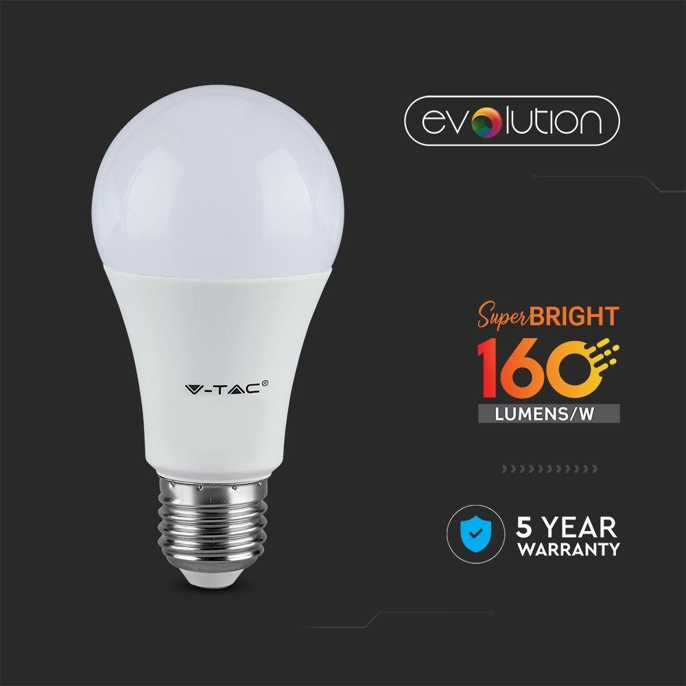 VT-2307 6.5W A60 LED PLASTIC BULB 4000K E27(160LM/WATT)