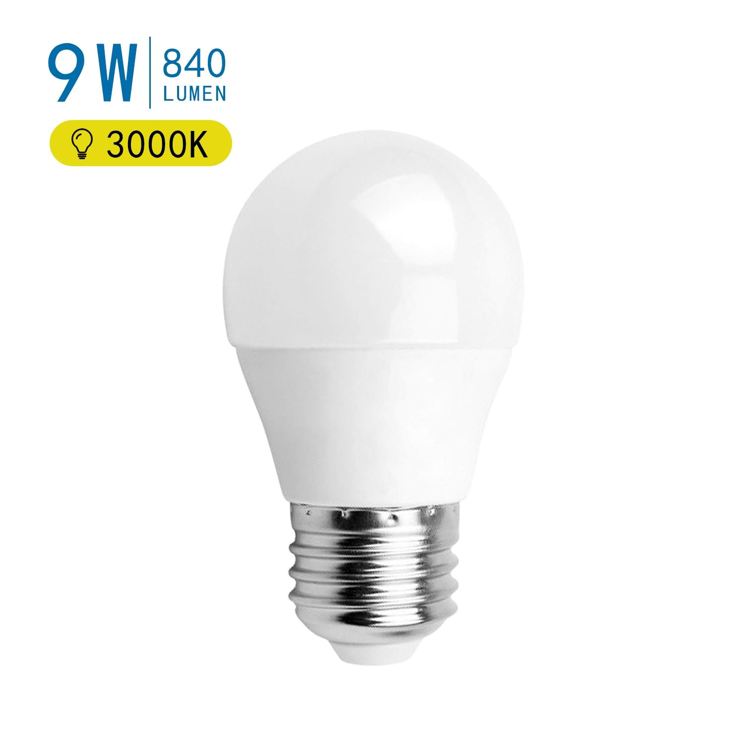 LED E27 9W G45