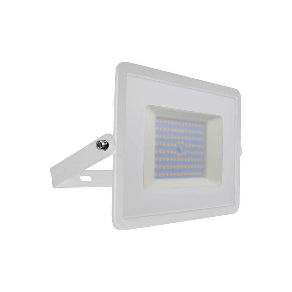 100W Naświetlacz LED SMD, Barwa:6500K, Obudowa: Biała, VTAC, SKU 215969